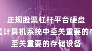 正规股票杠杆平台硬盘驱动器是计算机系统中至关重要的存储设备